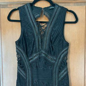 Ark & Co LBD with lace details - S
